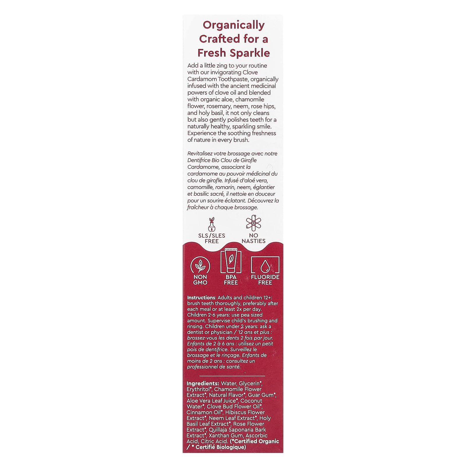 Foto 4 pulgar | Pasta De Dientes Radius Usda Organic Gel Gum Health 90 Ml Red - Venta Internacional.