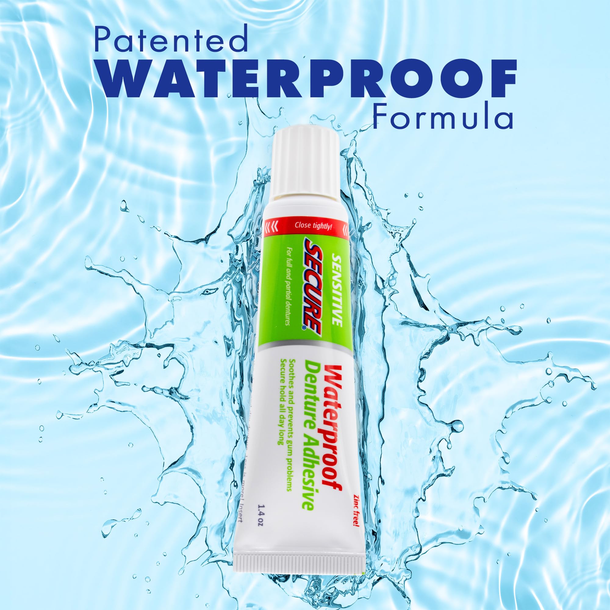 Foto 5 pulgar | Adhesivo Para Dentaduras, Seguro Y Sensible, Impermeable, 40 Ml - Venta Internacional.