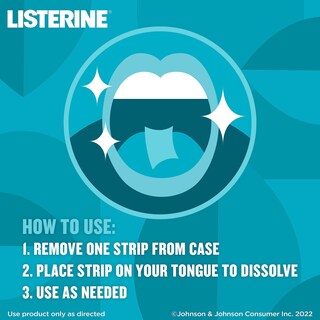 Foto 4 | Breath Strips Listerine Cool Mint Pocketpaks 24 Tiras (12 Unidades) - Venta Internacional.