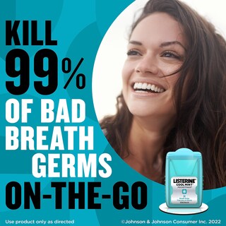 Foto 5 | Breath Strips Listerine Cool Mint Pocketpaks 24 Tiras (12 Unidades) - Venta Internacional.