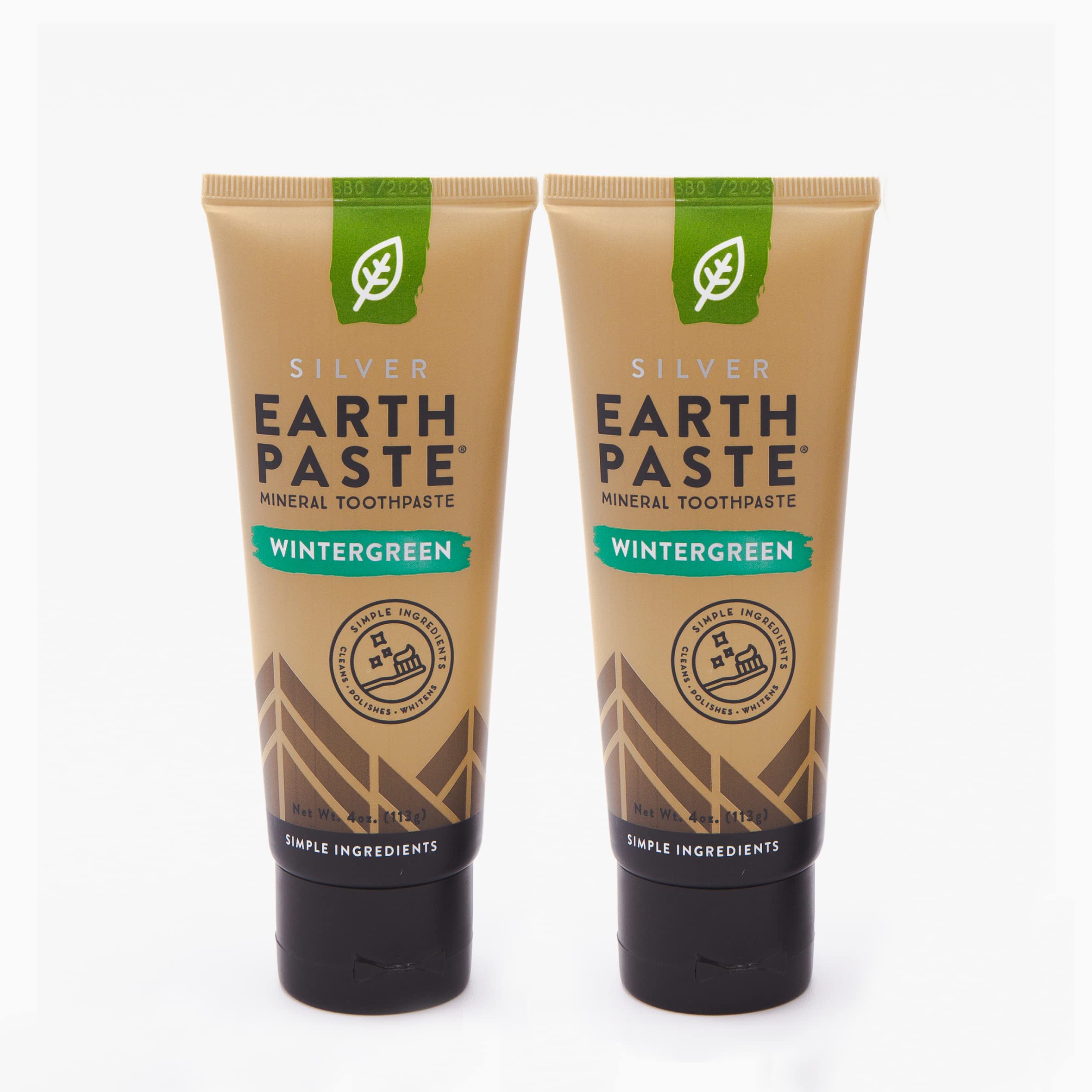 Pasta De Dientes Redmond Earthpaste Wintergreen 120 Ml (paquete De 2) - Venta Internacional.