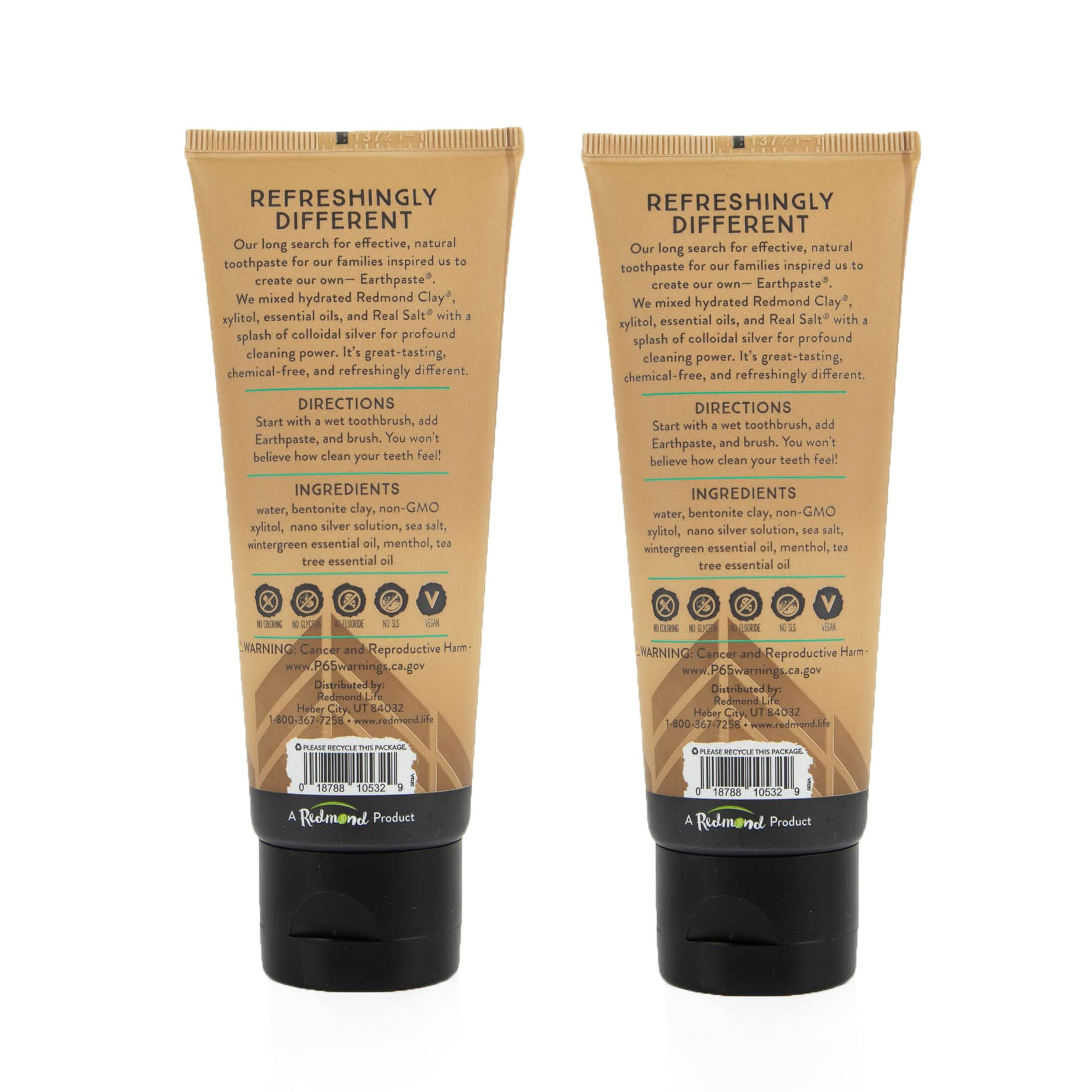 Foto 3 pulgar | Pasta De Dientes Redmond Earthpaste Wintergreen 120 Ml (paquete De 2) - Venta Internacional.