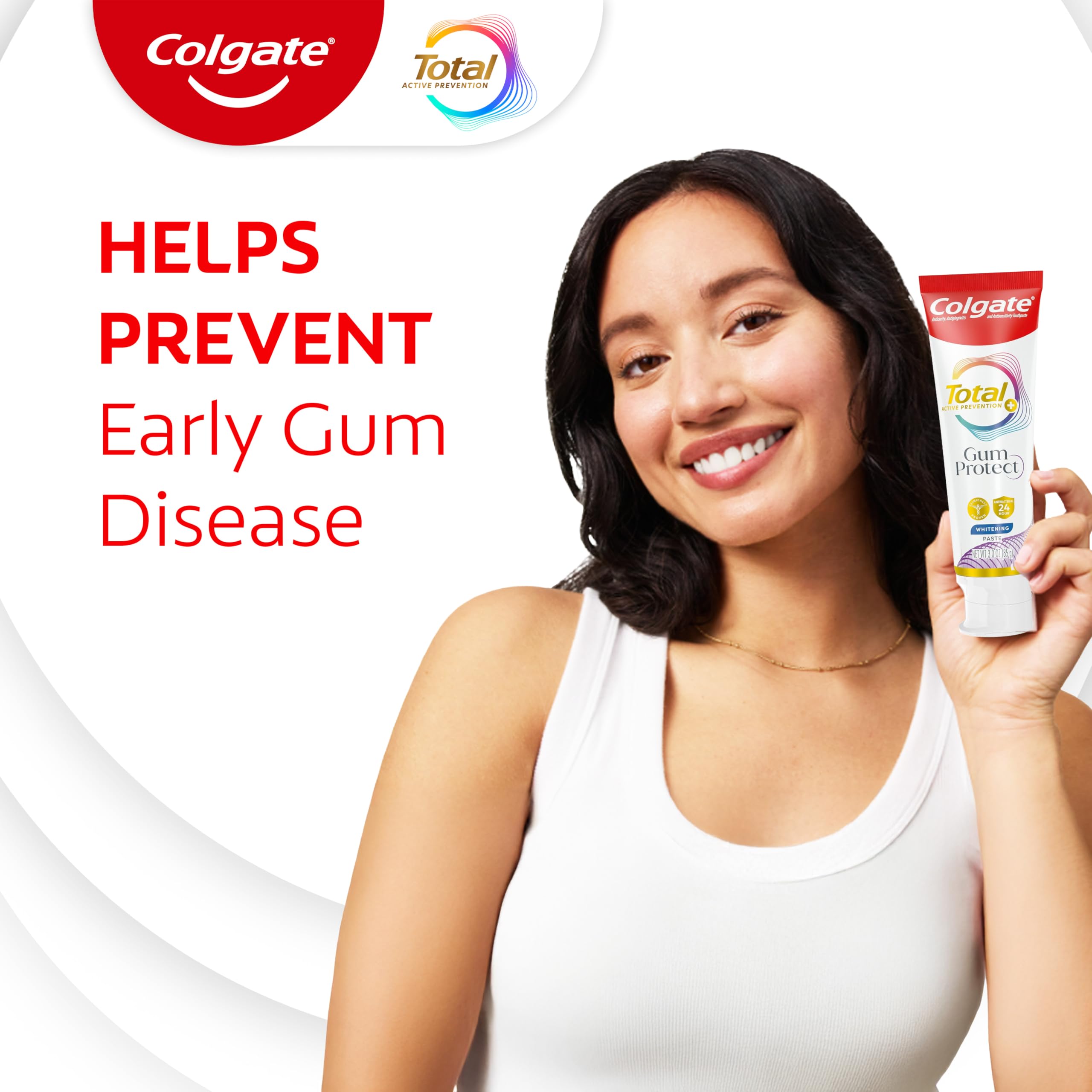 Foto 3 pulgar | Pasta De Dientes Colgate Total Active Prevention Gum Protect  90 Ml  Paquete De 3 - Venta Internacional.