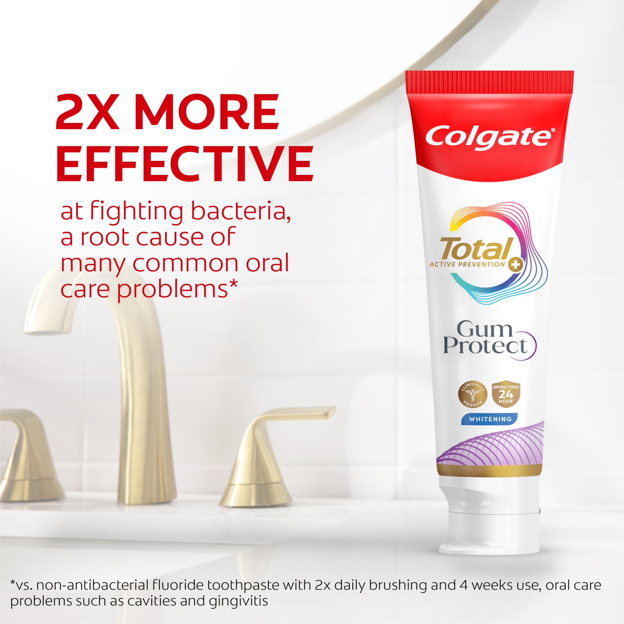 Foto 5 pulgar | Pasta De Dientes Colgate Total Active Prevention Gum Protect  90 Ml  Paquete De 3 - Venta Internacional.