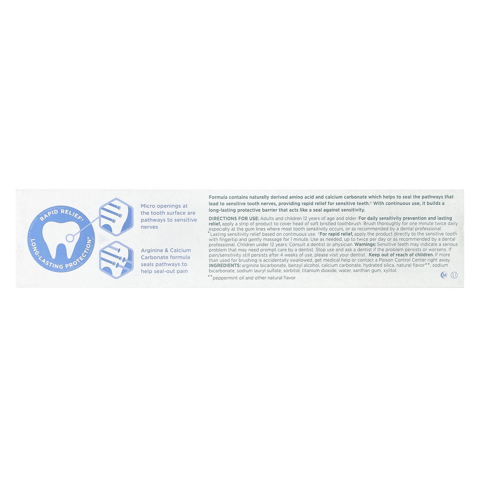 Foto 4 pulgar | Pasta De Dientes Tom's Of Maine Natural Rapid Relief Sensitive 120 Ml - Venta Internacional.