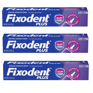 Foto 1 | Crema Adhesiva Para Dentaduras Fixodent Plus Gum Care 60 Ml (paquete De 3) - Venta Internacional.