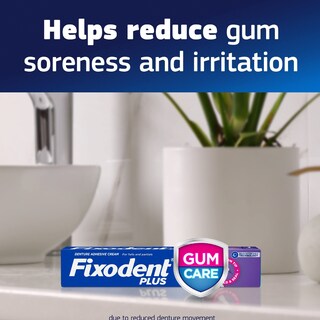 Foto 5 | Crema Adhesiva Para Dentaduras Fixodent Plus Gum Care 60 Ml (paquete De 3) - Venta Internacional.