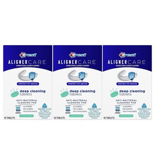 Foto 1 | Tablets Crest Aligner Care Antibacterias Limpieza Profunda 60 X 3 - Venta Internacional.