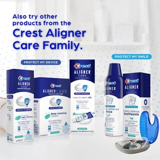 Foto 6 | Tablets Crest Aligner Care Antibacterias Limpieza Profunda 60 X 3 - Venta Internacional.