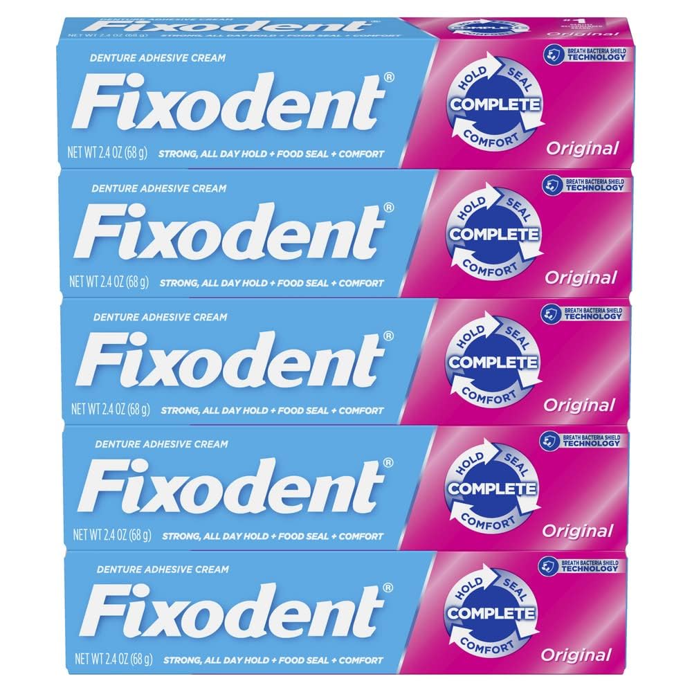 Foto 2 pulgar | Adhesivo para Dentaduras Fixodent 5 Pack - Venta Internacional