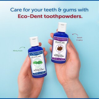 Foto 5 | Polvo De Dientes Eco-dent Dailycare Bicarbonato De Sodio Canela 60 Ml - Venta Internacional.