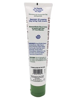Foto 2 | Pasta De Dientes Zion Health Claybrite Con Xilitol 120 Ml Con Arcilla - Venta Internacional.