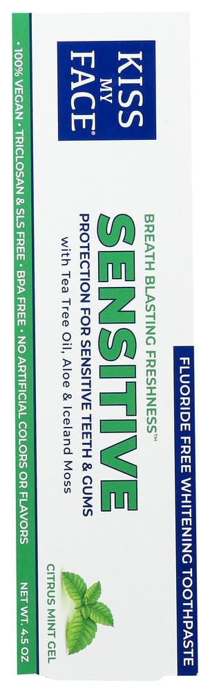 Foto 4 pulgar | Pasta De Dientes Kiss My Face Sensitive Whitening Citrus Mint 135 Ml - Venta Internacional.