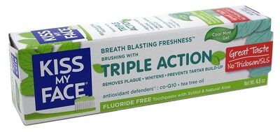 Foto 1 | Pasta De Dientes Kiss My Face Triple Action Cool Mint Gel 133 Ml Paquete De 6 - Venta Internacional.