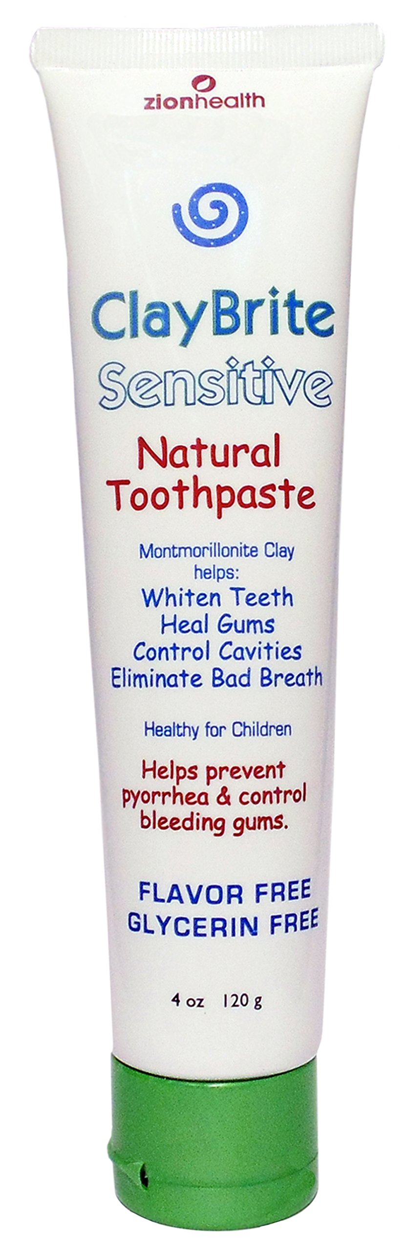 Foto 2 pulgar | Pasta de Dientes Zion Health Claybrite Sensitive 120 ml - Venta Internacional