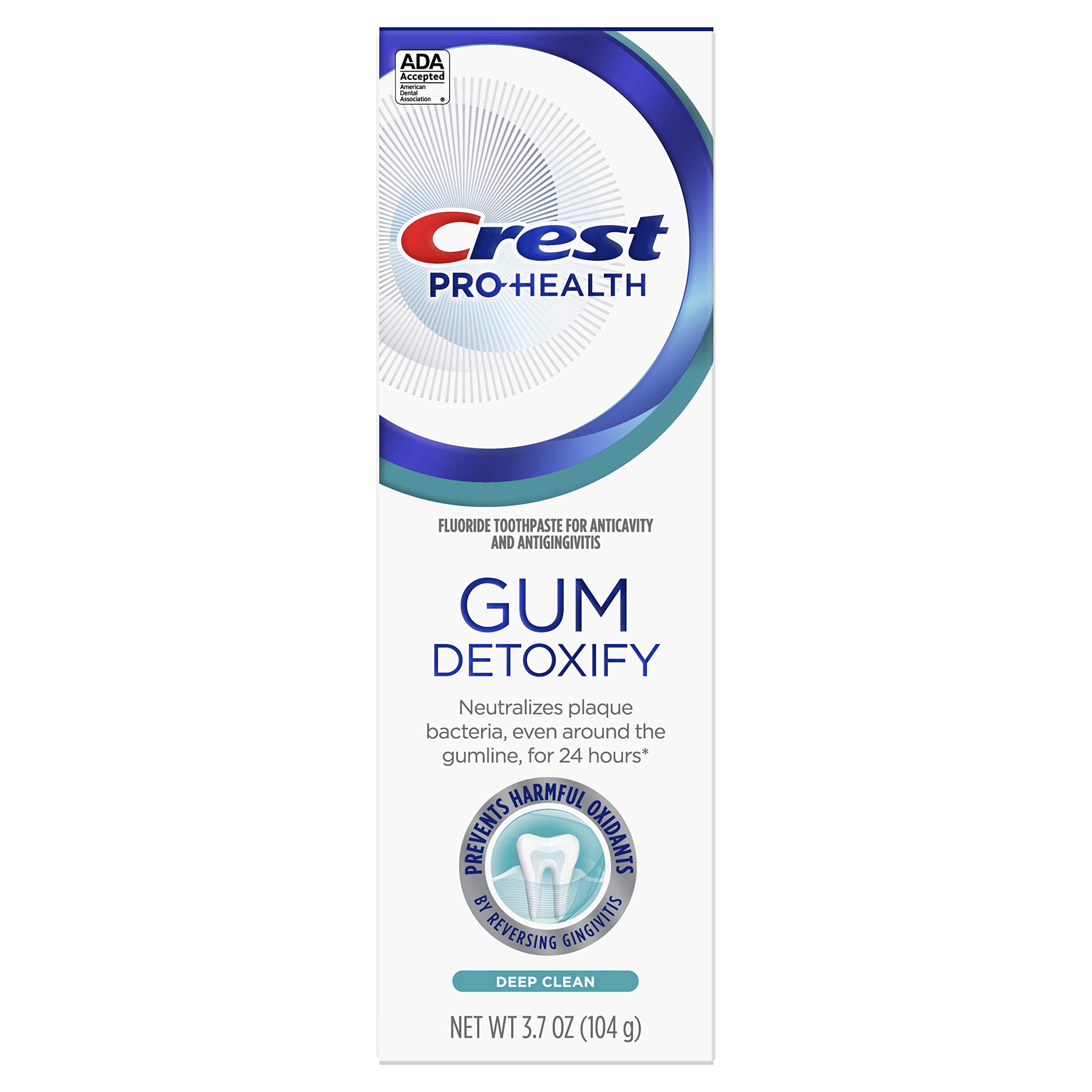 Pasta De Dientes Crest Pro-health Gum Detoxify Deep Clean 110 Ml - Venta Internacional.