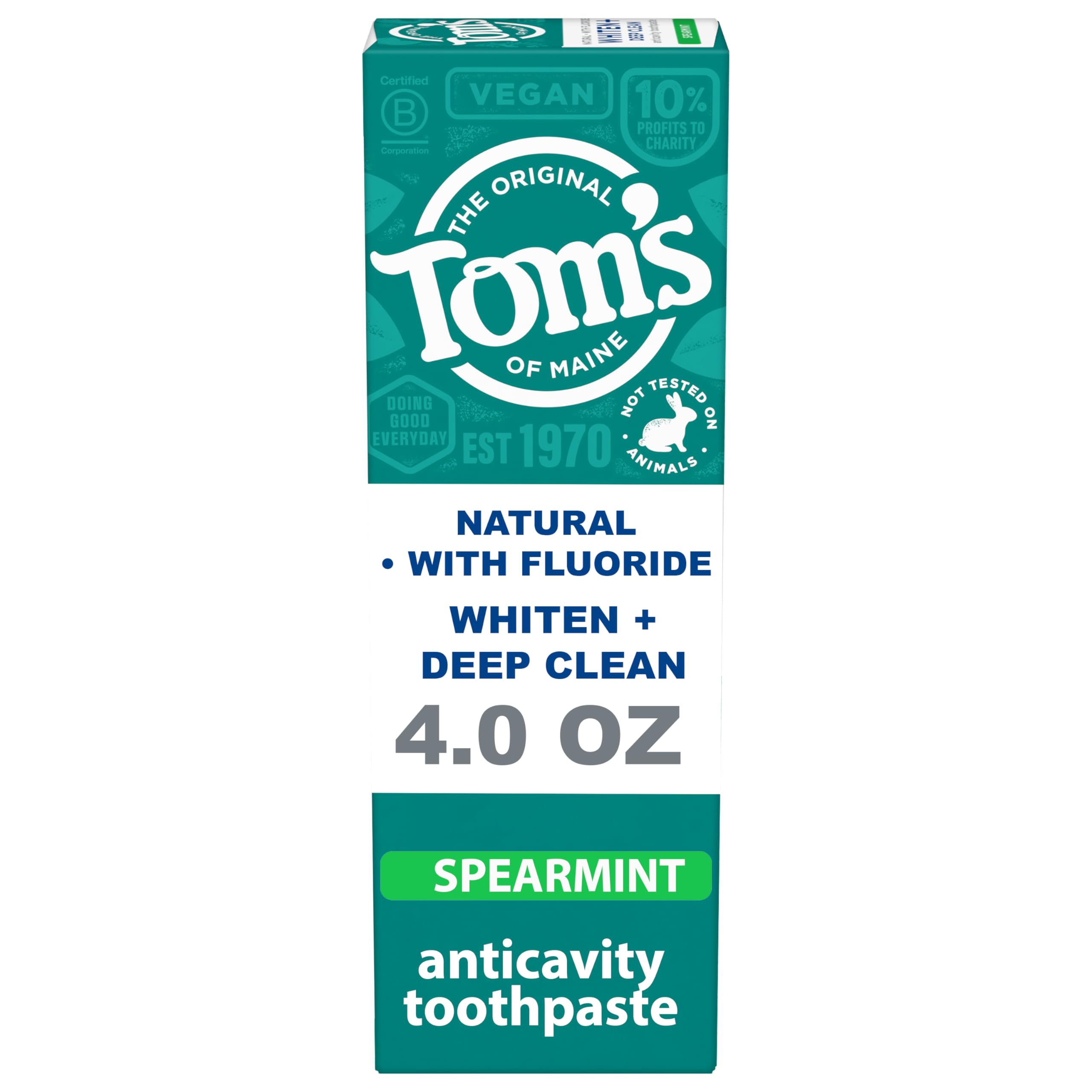 Foto 2 pulgar | Pasta De Dientes Tom's Of Maine Whiten Plus Deep Clean 120 Ml - Venta Internacional.