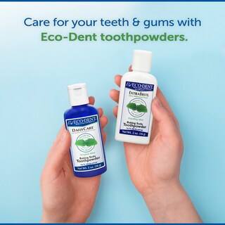 Foto 5 | Polvo De Dientes Eco-dent Dailycare Bicarbonato De Sodio Original Mint 60 Ml - Venta Internacional.