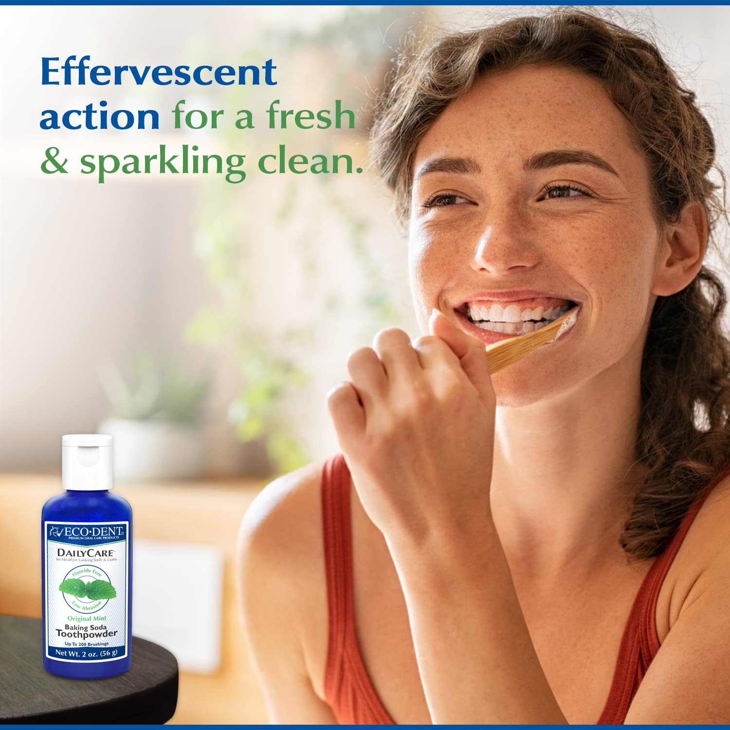 Foto 8 pulgar | Polvo De Dientes Eco-dent Dailycare Bicarbonato De Sodio Original Mint 60 Ml - Venta Internacional.