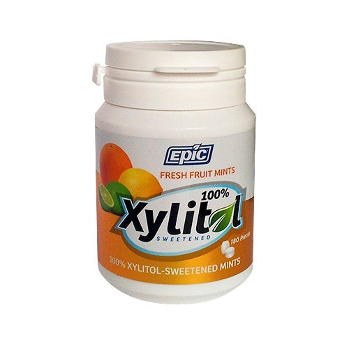 Breath Mints Epic Dental  Fruta Fresca  100% Endulzada Con Xilitol  180 - Venta Internacional.
