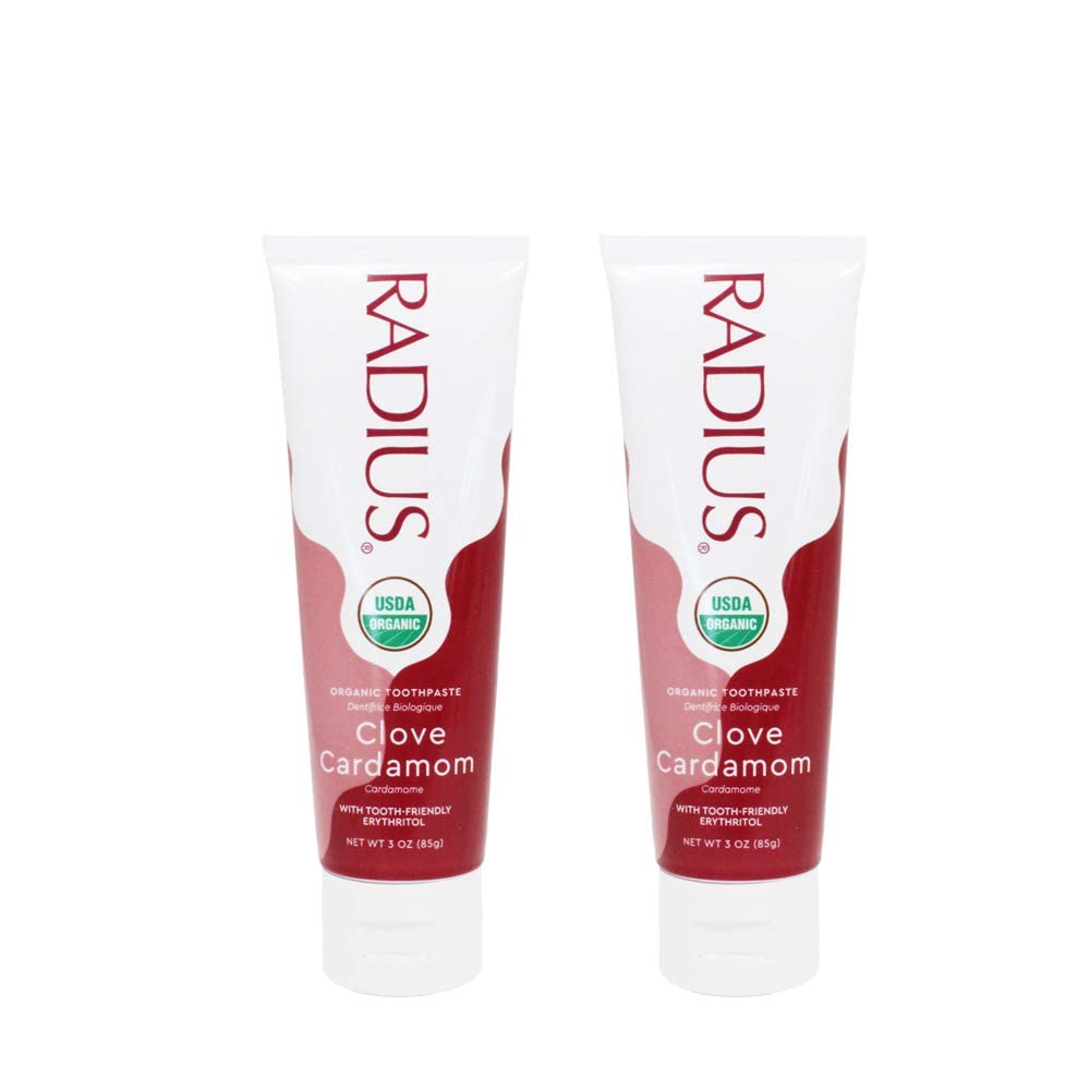 Foto 2 | Pasta De Dientes Radius Usda Organic Clavo Cardamomo  90 Ml  Paquete De 2 - Venta Internacional.