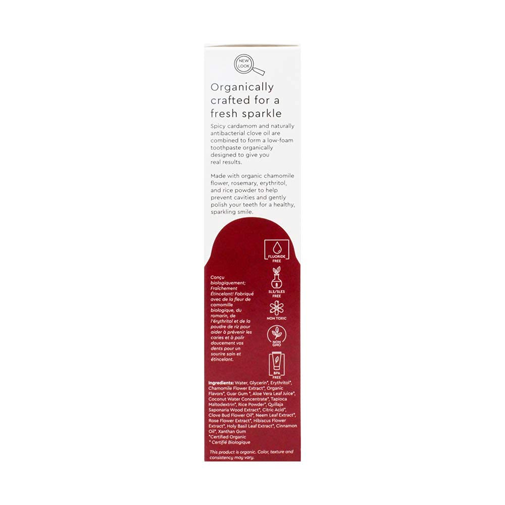 Foto 5 pulgar | Pasta De Dientes Radius Usda Organic Clavo Cardamomo  90 Ml  Paquete De 2 - Venta Internacional.