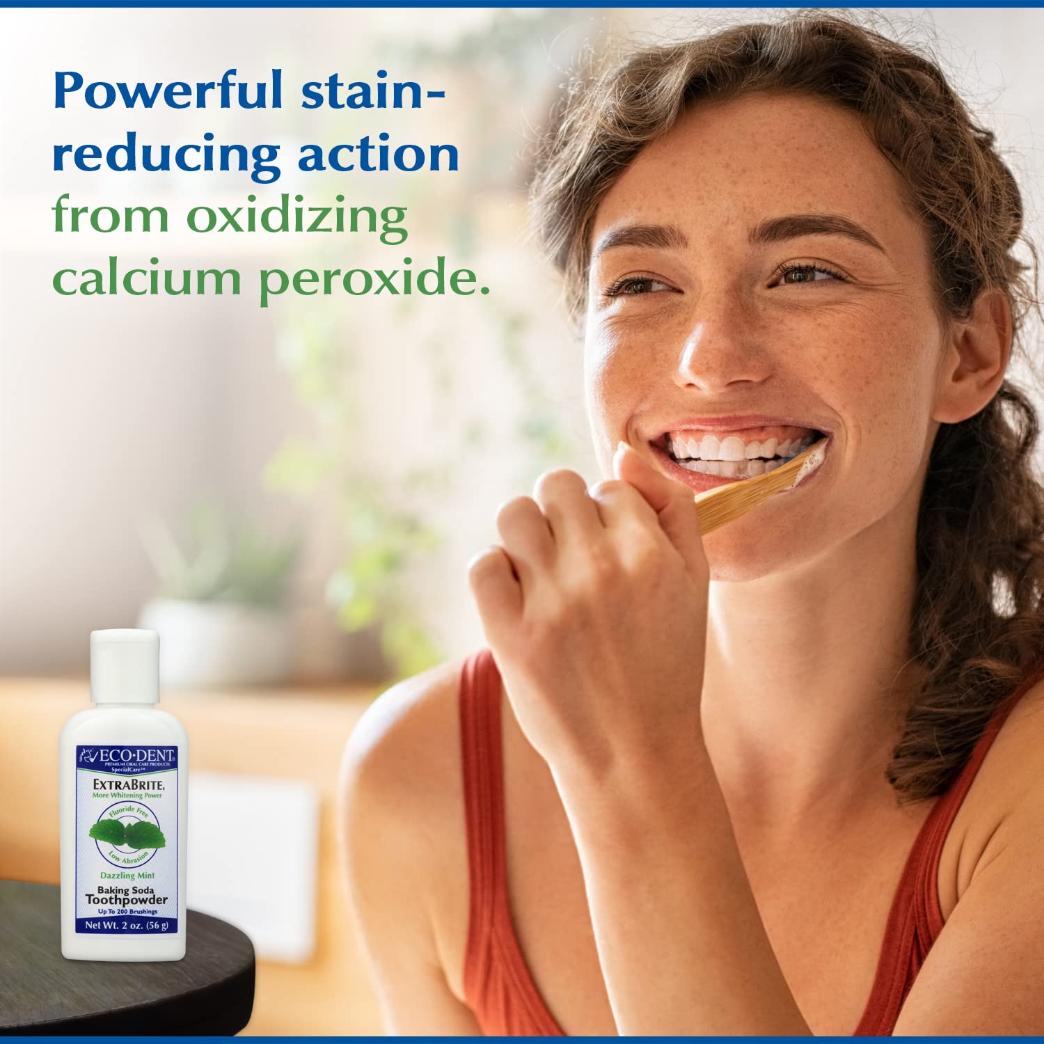 Foto 6 pulgar | Polvo De Dientes Eco-dent Extrabrite Con Bicarbonato De Sodio Y Menta  60 Ml  Paquete De 3 - Venta Internacional.