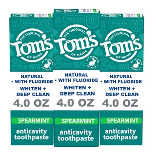 Foto 1 | Pasta De Dientes Tom's Of Maine Whiten Plus Deep Clean 120 Ml X3 - Venta Internacional.