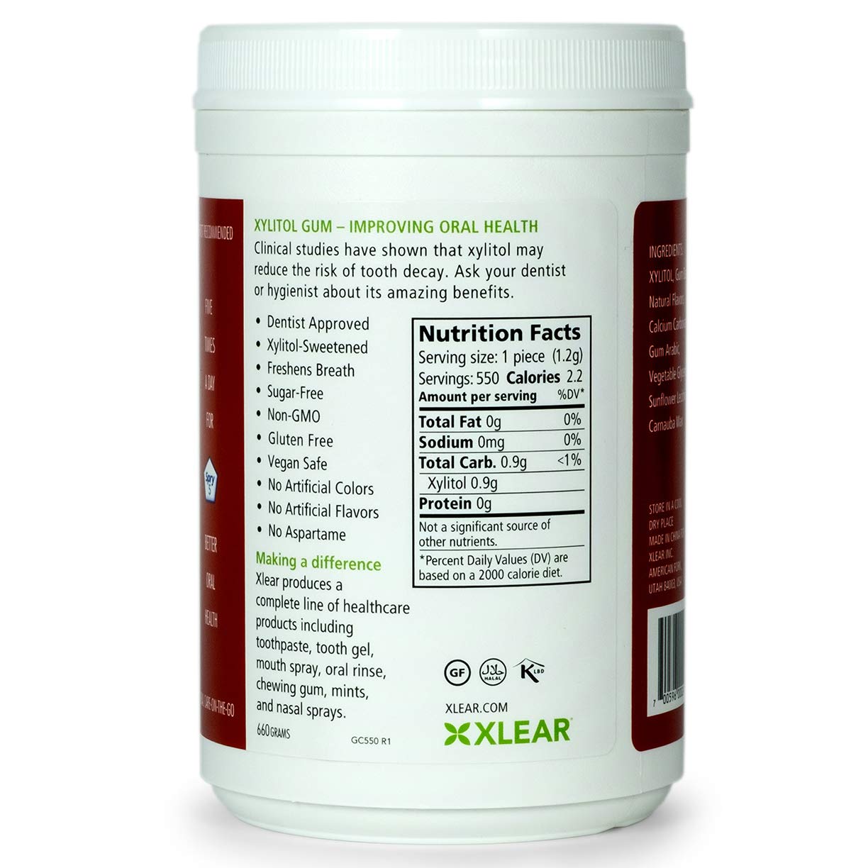Foto 5 pulgar | Chicle Spry Fresh Natural Xilitol Dental Defense Canela - Venta Internacional.