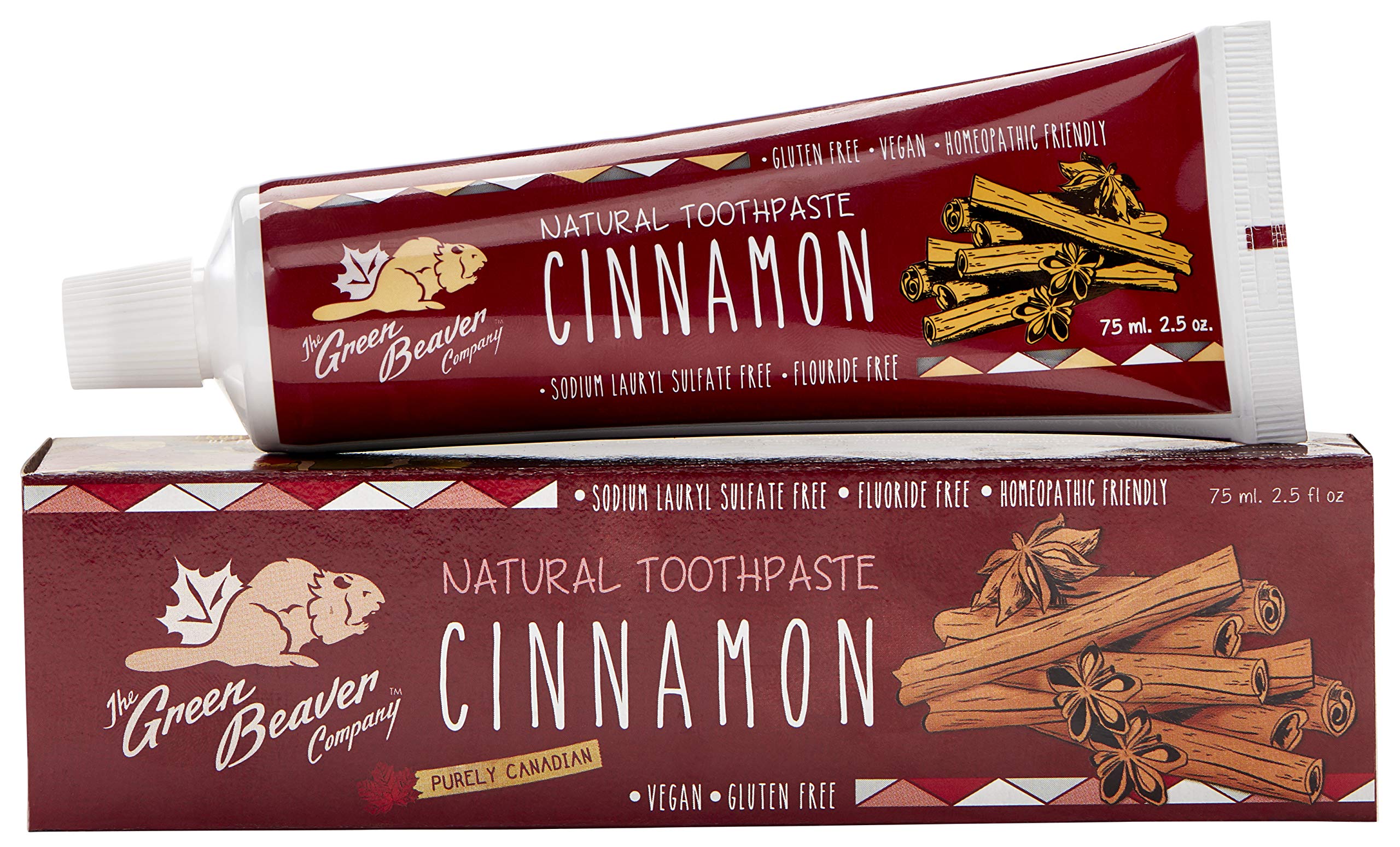 Foto 1 | Pasta De Dientes The Green Beaver Cinnamon 75ml - Venta Internacional.