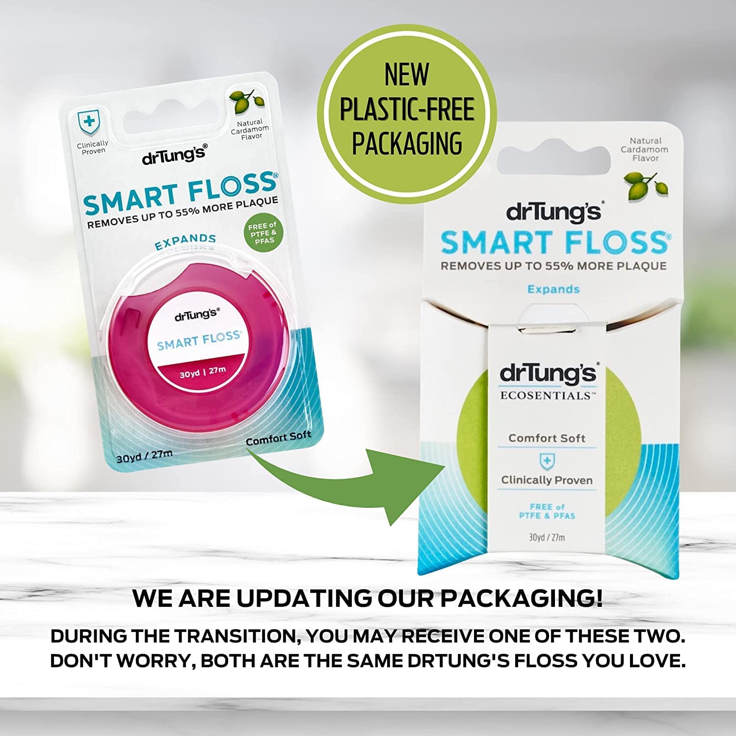 Foto 7 pulgar | Floss Dr. Tungs Smart Floss  Caja De 6 Unidades  30 Yardas - Venta Internacional.