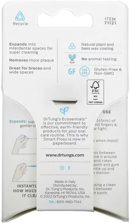 Foto 8 pulgar | Floss Dr. Tungs Smart Floss  Caja De 6 Unidades  30 Yardas - Venta Internacional.