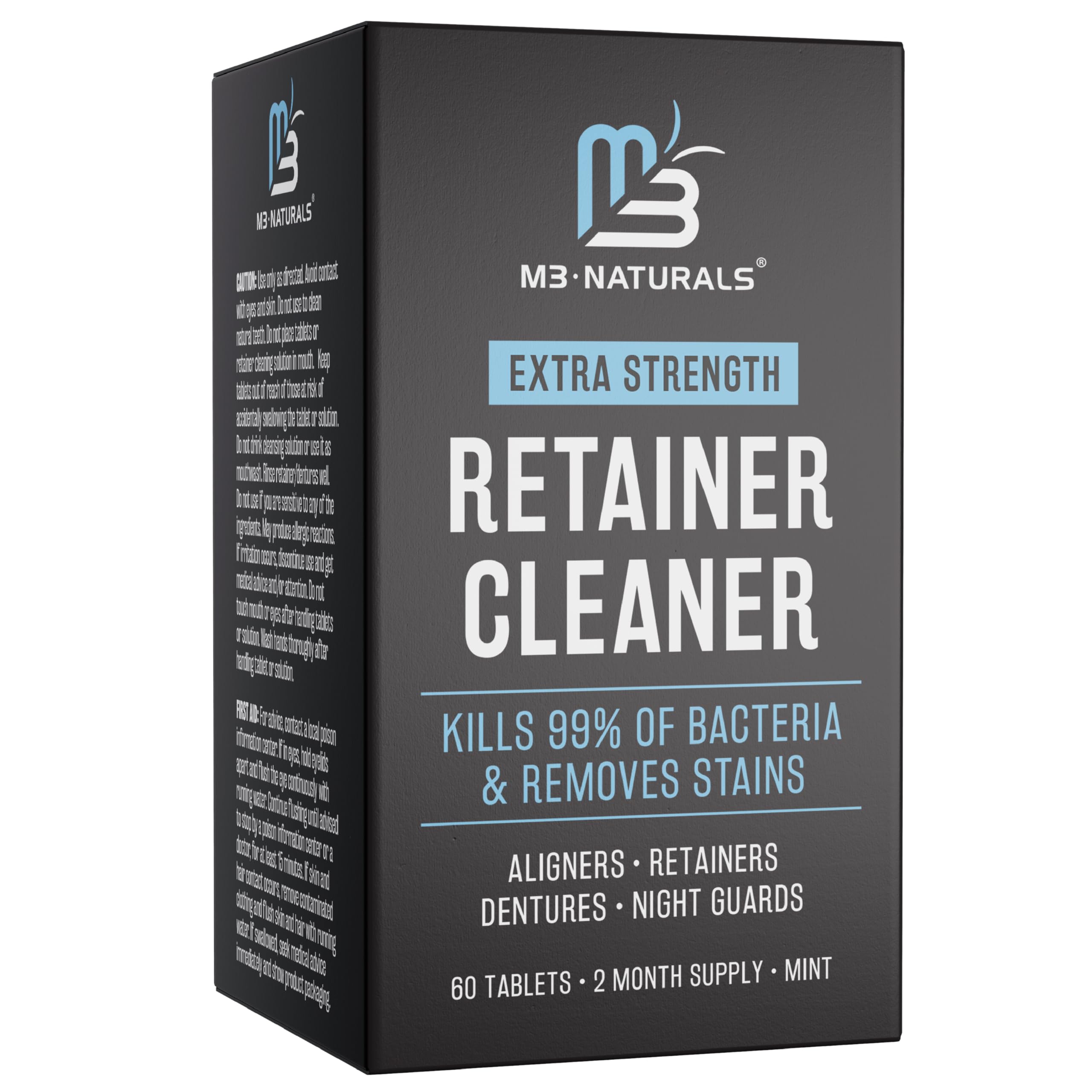 Foto 2 pulgar | Las Tabletas Limpiadoras Retainer M3 Naturals Eliminan Los Olores Y Las Manchas - Venta Internacional.
