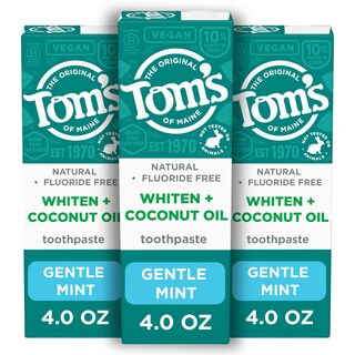 Foto 1 | Pasta De Dientes Tom's Of Maine Whiten Plus Coconut Oil 120 Ml X3 - Venta Internacional.