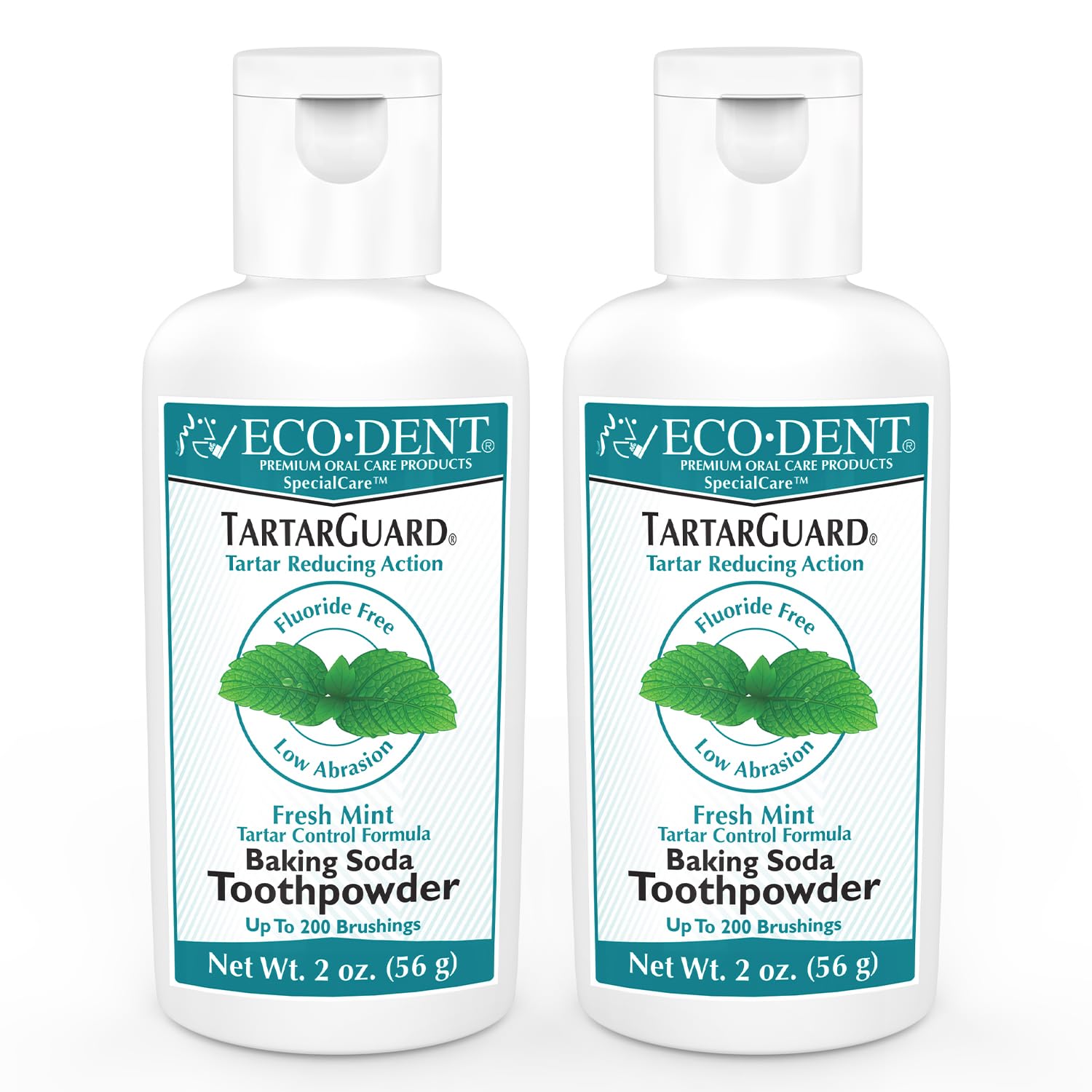 Foto 2 pulgar | Polvo De Dientes Eco-dent Tartarguard  Bicarbonato De Sodio  Menta Fresca  60 Ml - Venta Internacional.