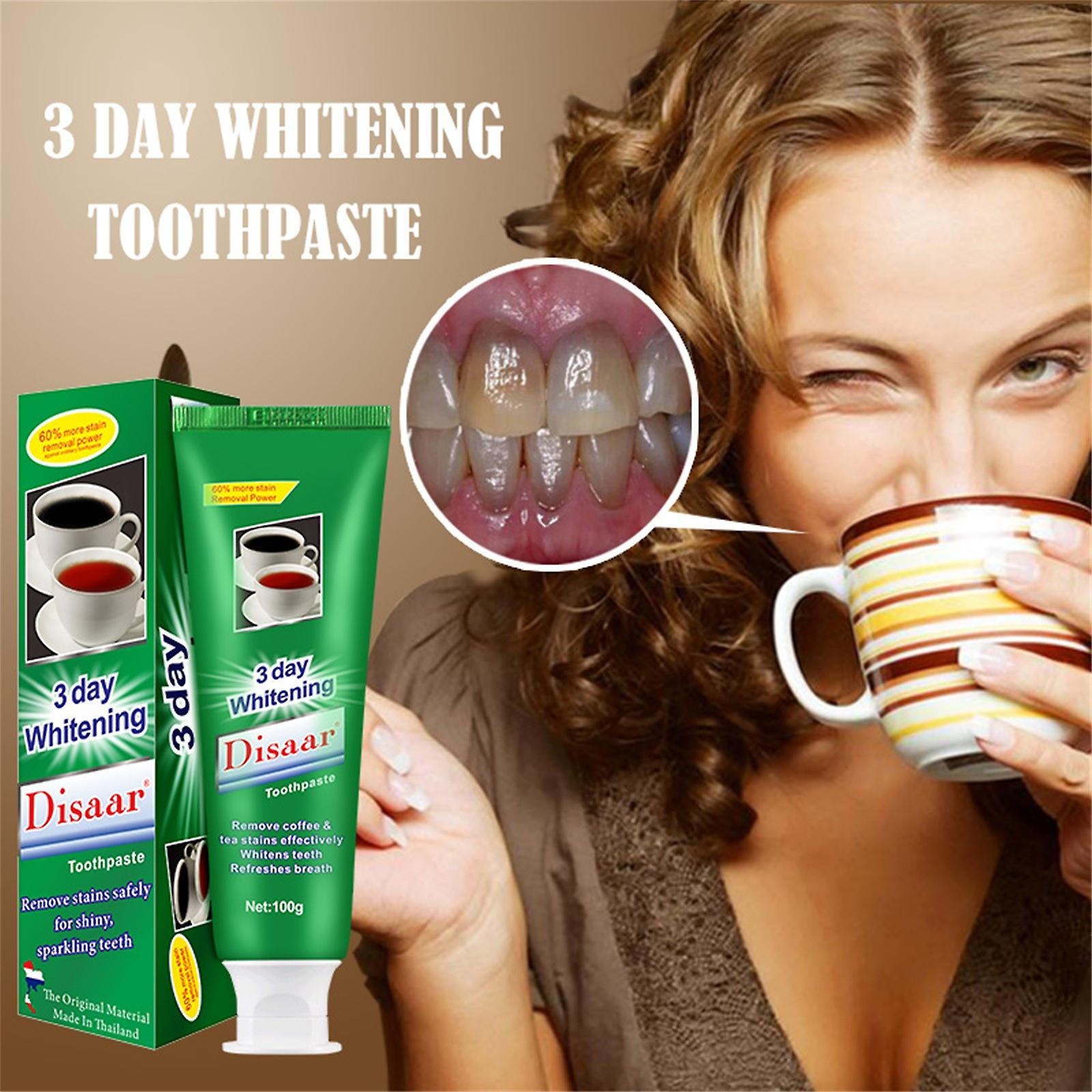 Foto 2 | Pasta De Dientes Huoguo Disar Whitening 100 G Para Eliminar Las Manchas De Café - Venta Internacional.