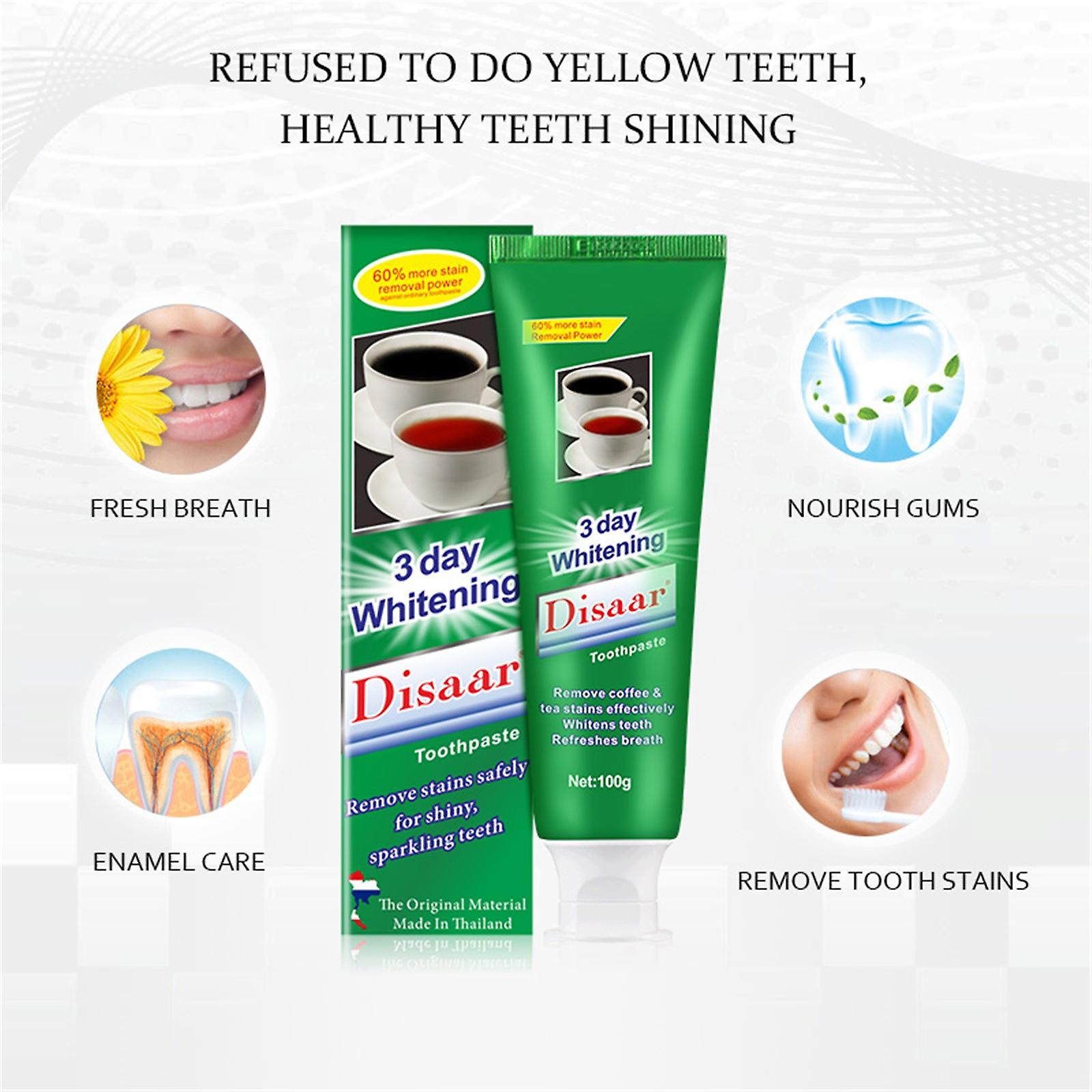 Foto 5 pulgar | Pasta De Dientes Huoguo Disar Whitening 100 G Para Eliminar Las Manchas De Café - Venta Internacional.