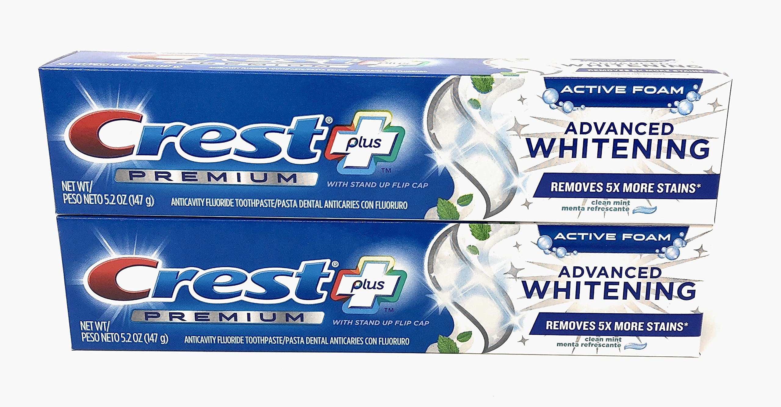Foto 2 pulgar | Pasta De Dientes Crest Premium Plus Advanced Whitening 150 Ml X2 - Venta Internacional.