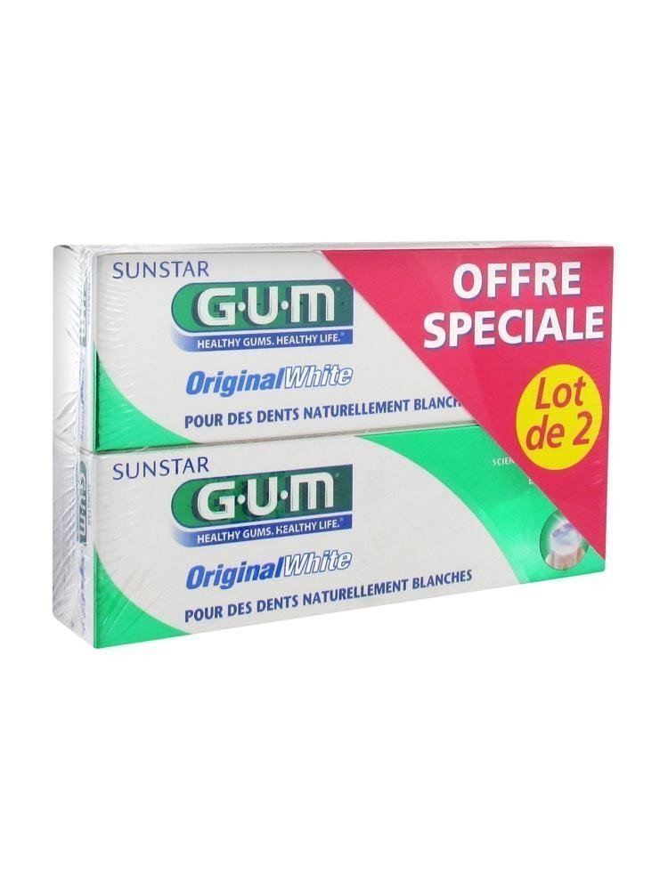 Foto 2 pulgar | Pasta De Dientes Gum Original White 2 X 75 Ml - Venta Internacional.