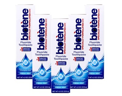 Foto 1 | Pasta De Dientes Biotene Fresh Mint Con Flúor 125 Ml (paquete De 5) - Venta Internacional.