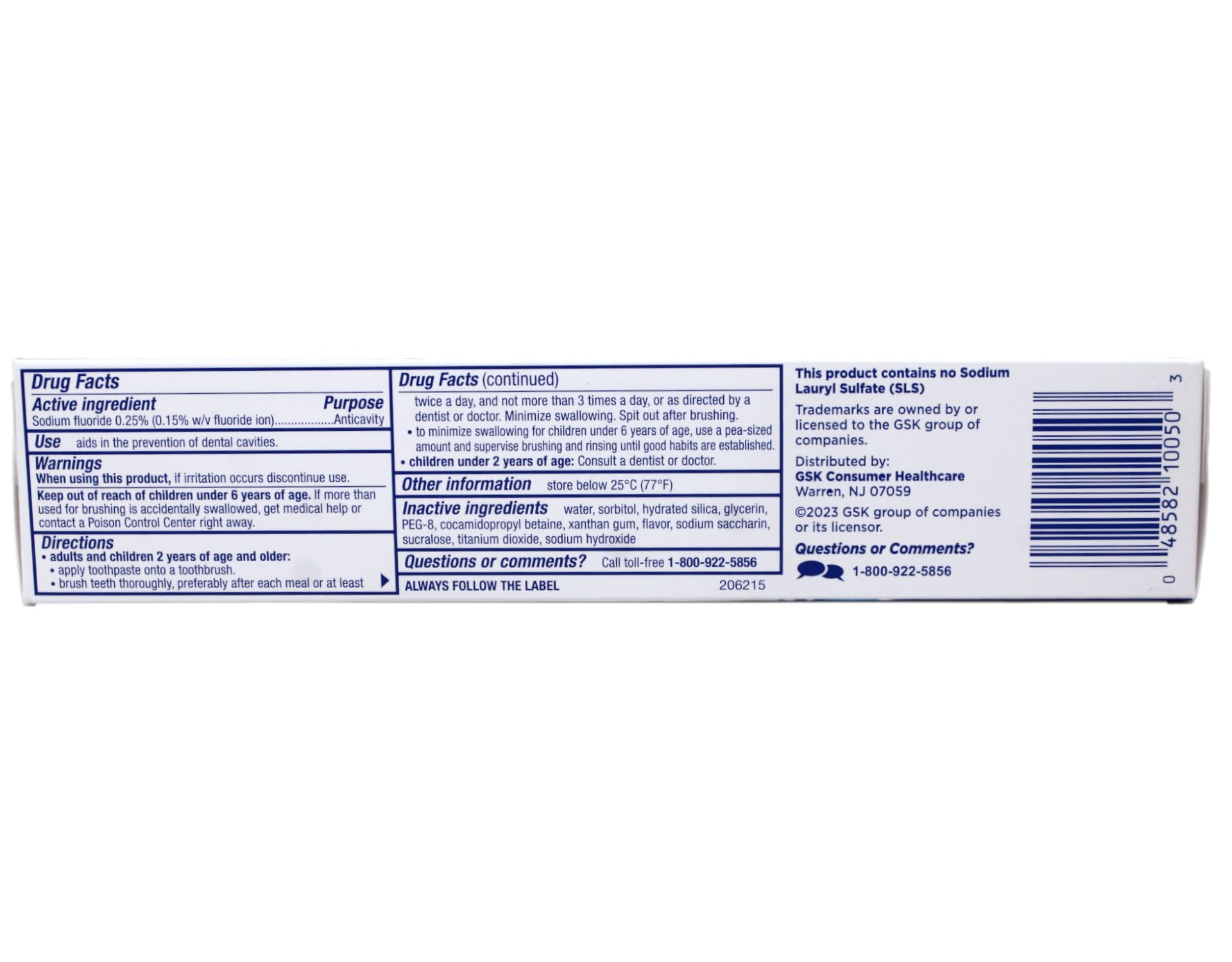 Foto 4 pulgar | Pasta De Dientes Biotene Fresh Mint Con Flúor 125 Ml (paquete De 5) - Venta Internacional.