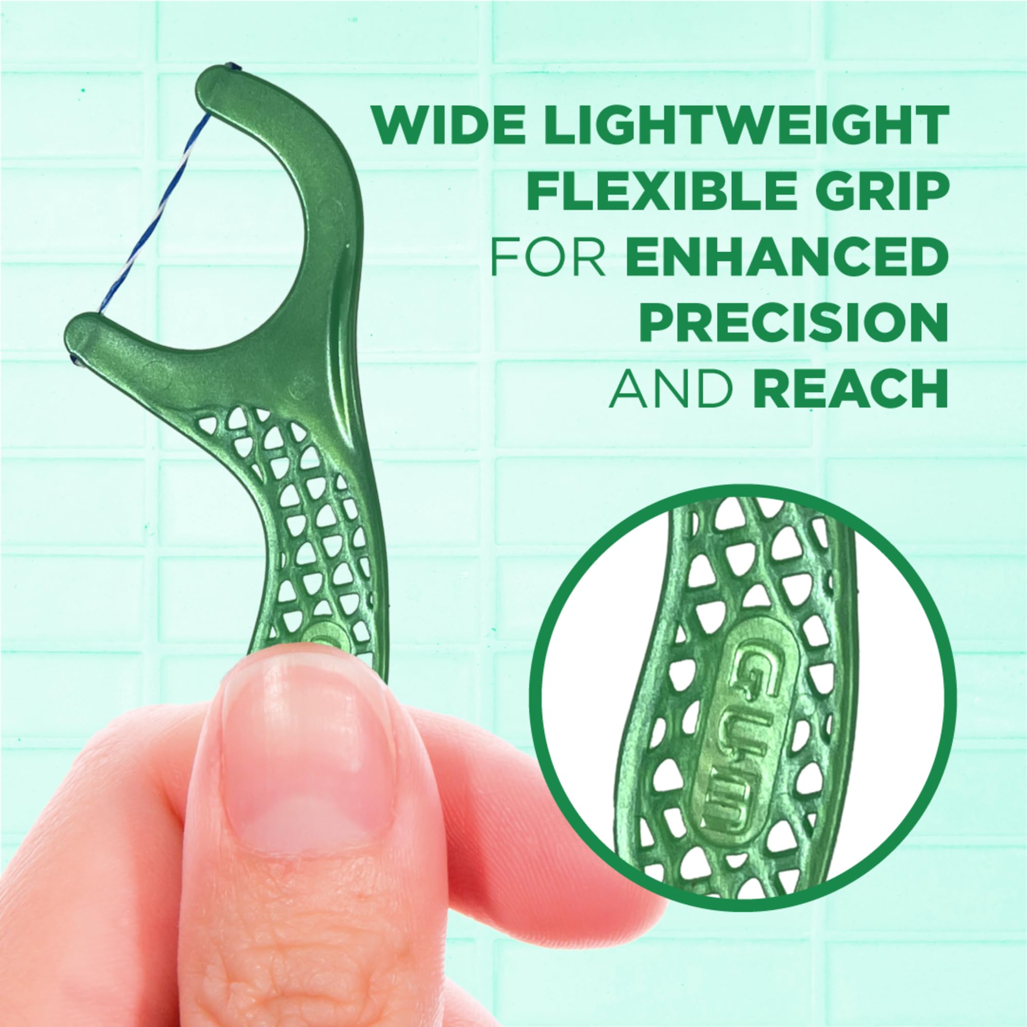 Foto 6 pulgar | Floss Picks Gum Twisted Mint Twisted Mint Threads 90 Unidades X6 - Venta Internacional.