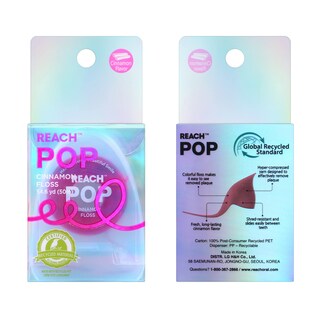 Foto 6 | Eliminador De Placa Dental Floss Reach Pop Cinnamon Paquete De 3 Unidades 50 M - Venta Internacional.