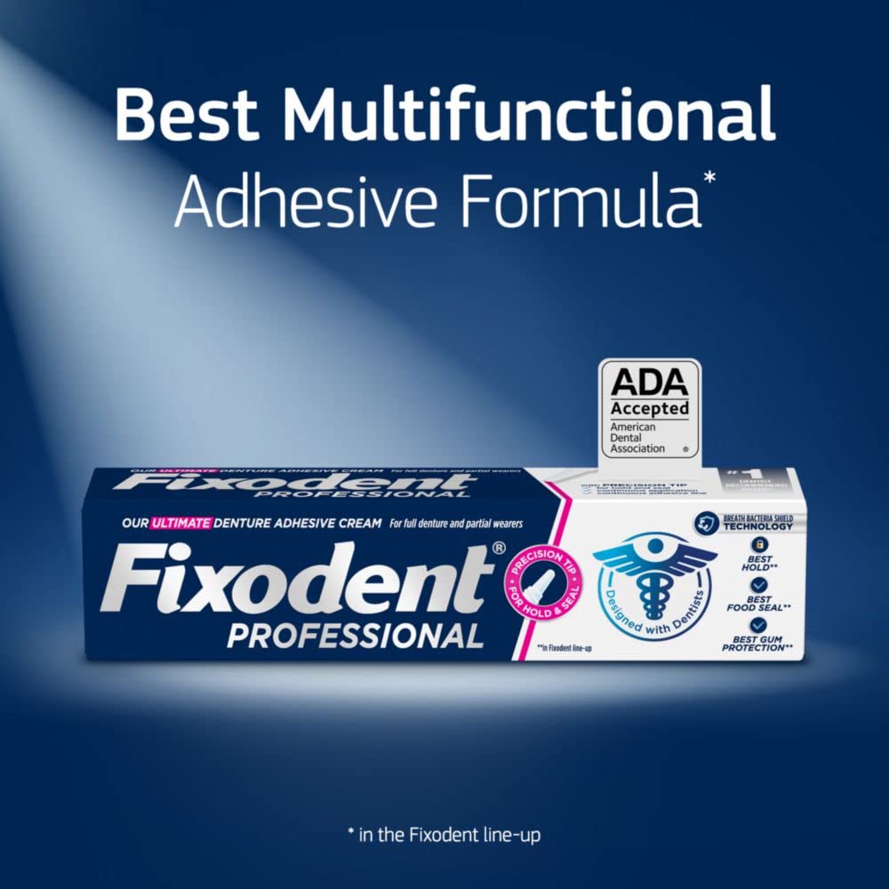 Foto 2 | Crema Adhesiva Para Dentaduras Fixodent Professional Ultimate 50 Ml - Venta Internacional.