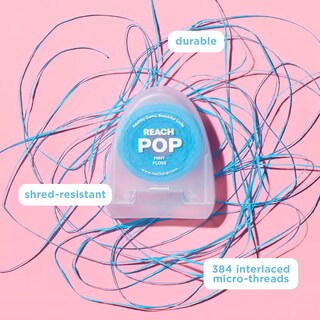 Foto 2 | Eliminador De Placa Dental Floss Reach Pop Mint 50 M Paquete De 3 - Venta Internacional.