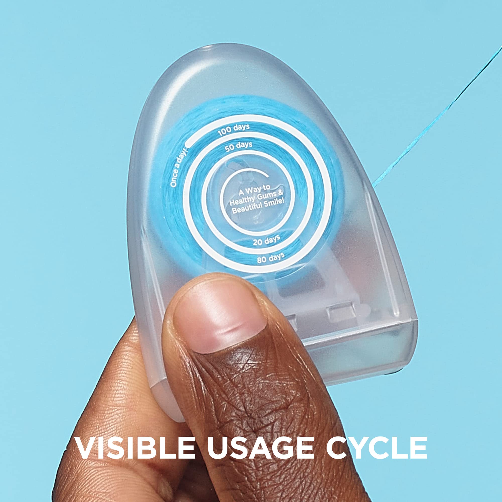Foto 4 | Eliminador De Placa Dental Floss Reach Pop Mint  50 M  Paquete De 3 - Venta Internacional.