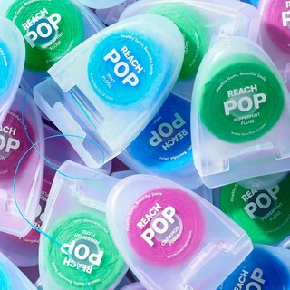 Foto 7 | Eliminador De Placa Dental Floss Reach Pop Mint 50 M Paquete De 3 - Venta Internacional.
