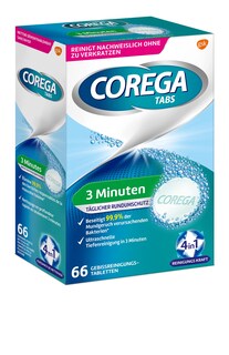 Foto 2 | Bastones Limpiadores De Dentaduras Corega Rapid 66 Tabletas - Venta Internacional.