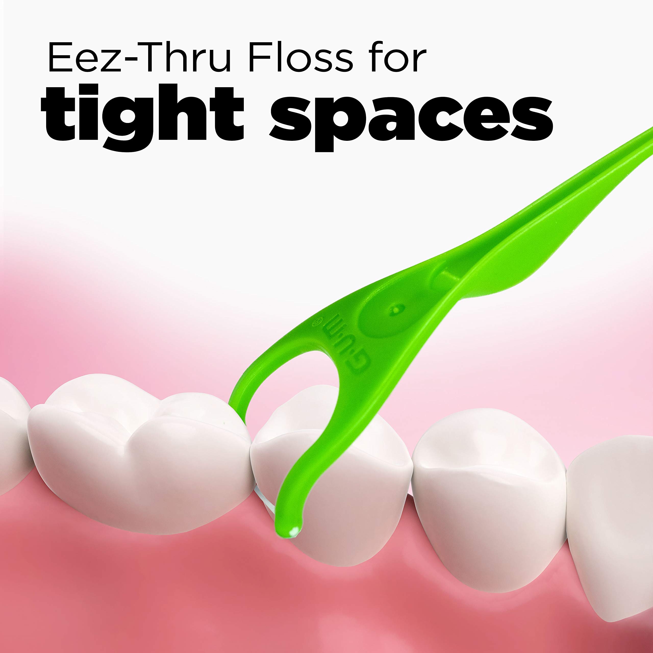 Foto 5 | Hilo Dental Floss Picks Gum  Angulado  Extra Fuerte  75 Unidades - Venta Internacional.