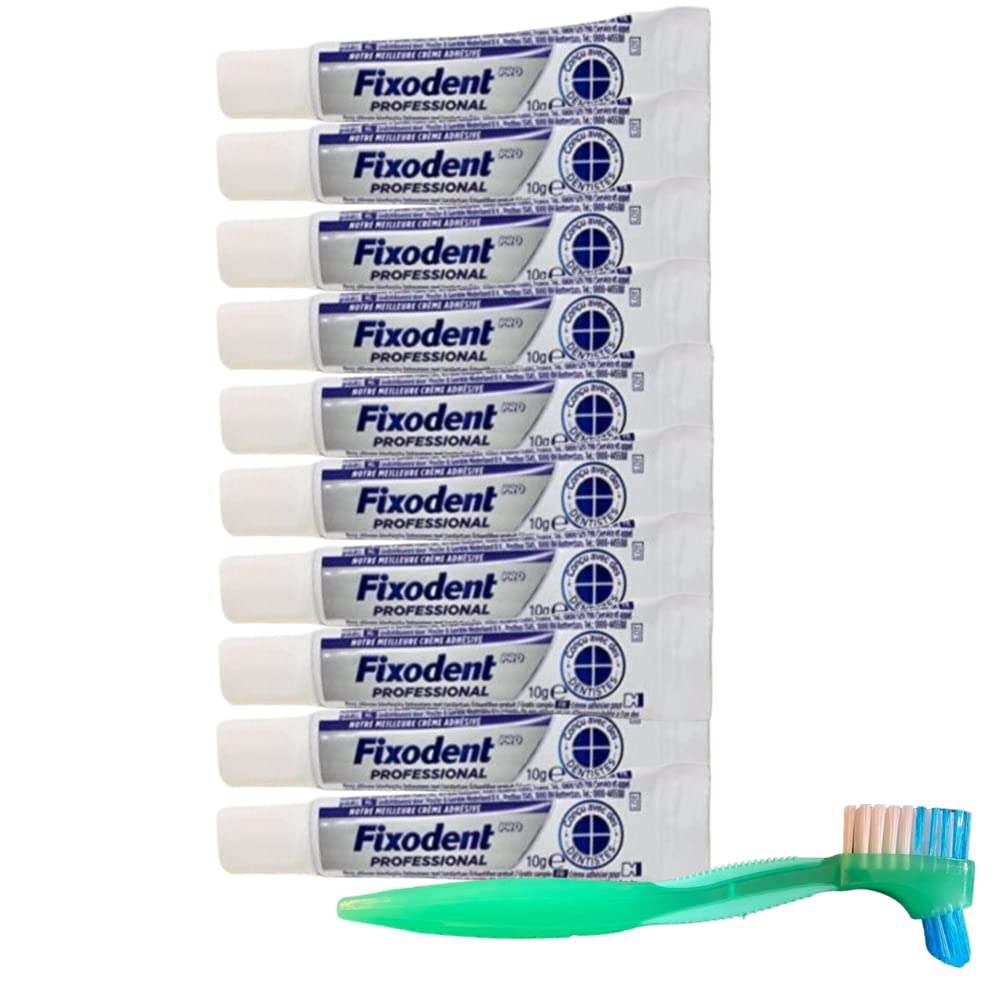 Crema Adhesiva Para Dentaduras Fixodent Professional 10 G (x10) - Venta Internacional.